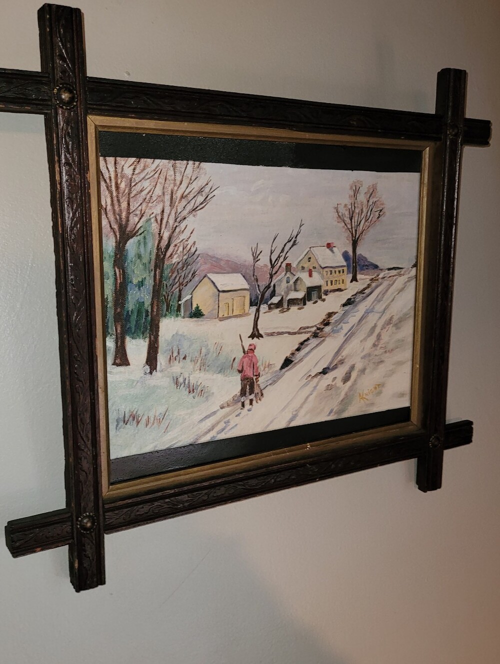 Vintage Original Oil Painting - Picture 6 of 11
